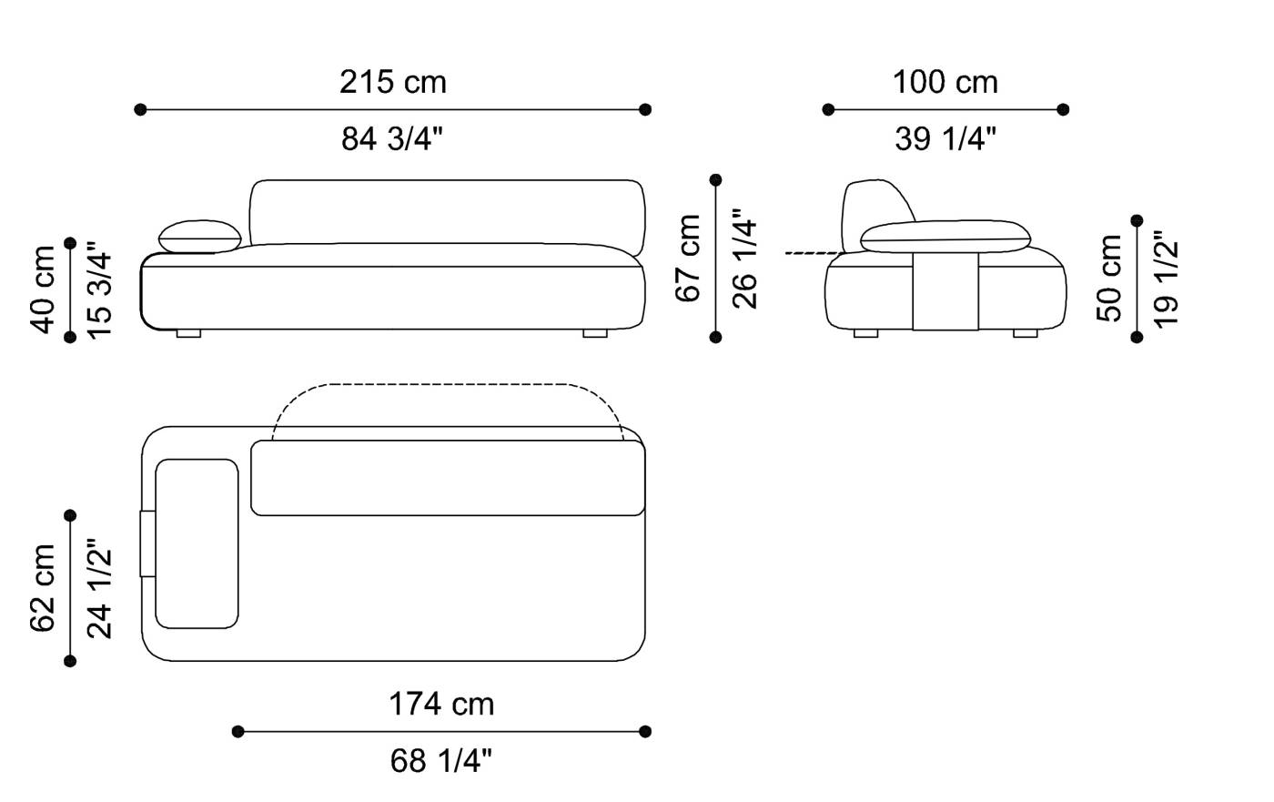 Диван из нубука Gianfranco Ferré Home Сиэтл ARCH-00011599 - Вид №6
