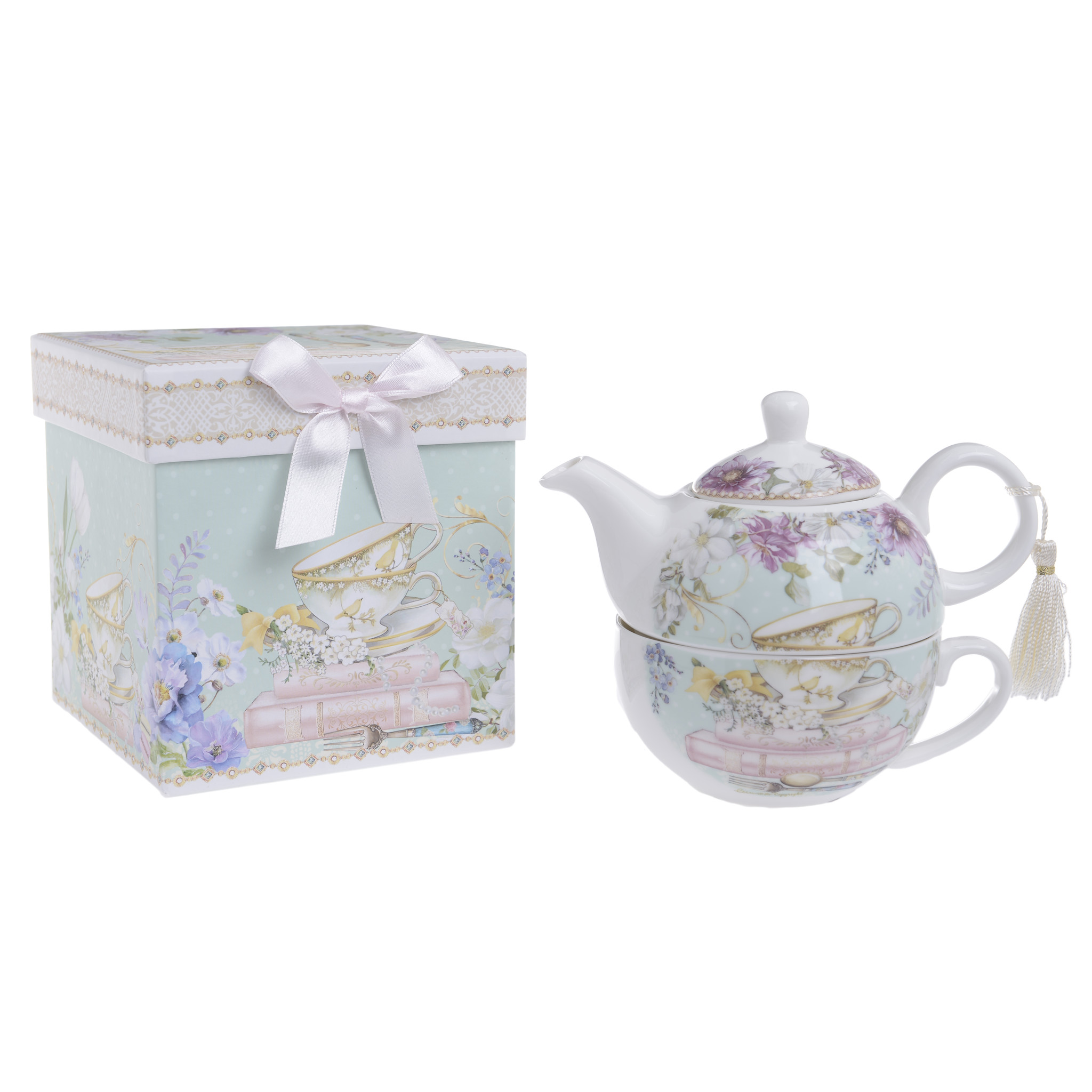 3860952.0077 Чайник заварной Фарфоровый To4rooms Греция  - Вид №1