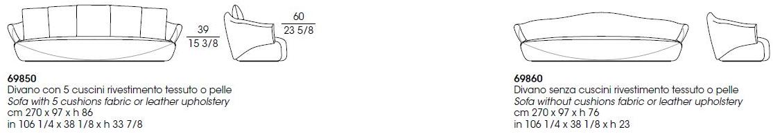 Giorgetti Диван из ткани Solemyidae sun-id-1380305 - Вид №3