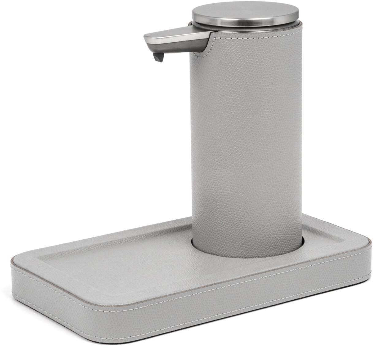 Igea Маленький поднос с сенсорным диспенсером - 13X22XH19 см / регенерированная зернистая кожа_camel