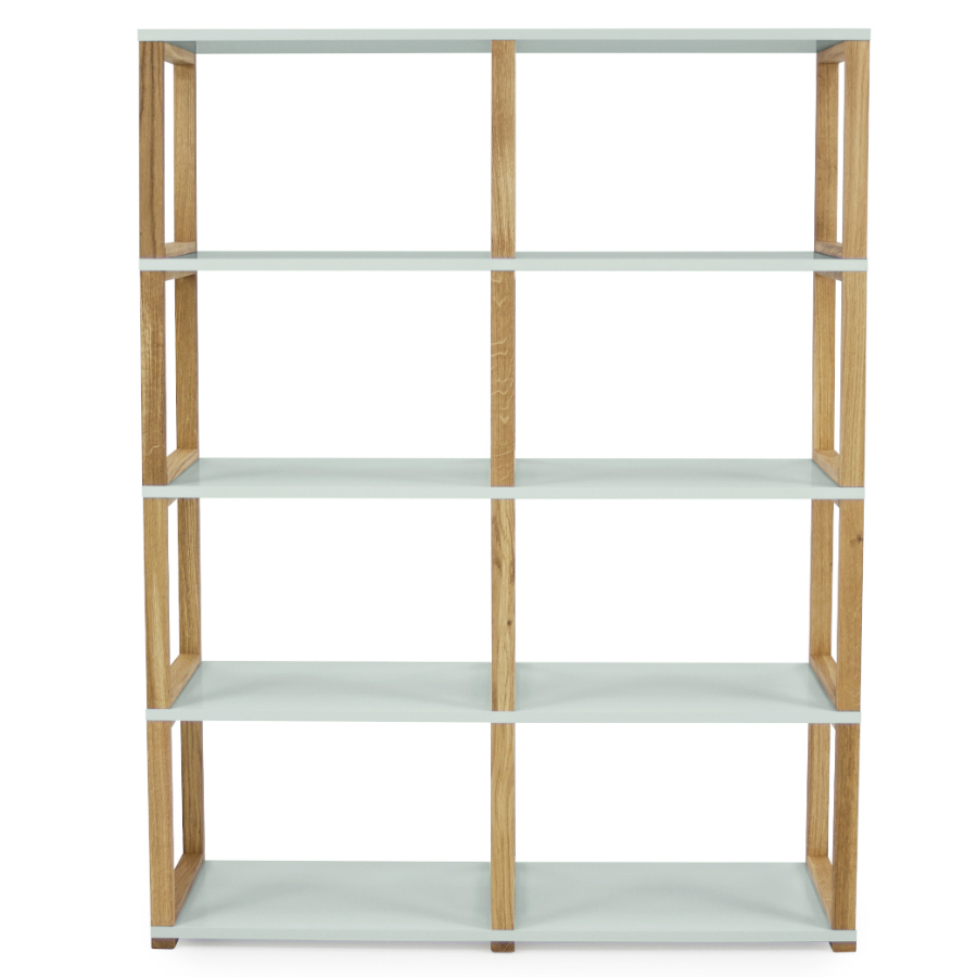 Стеллаж Tenzo Art, 156x120x36 см, дуб, зеленый 2324076 - Вид №4