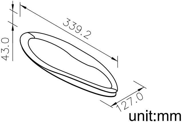 JUSTIME Полка для ванной из хромированной латуни Ether 6781-70-80cp - Вид №2