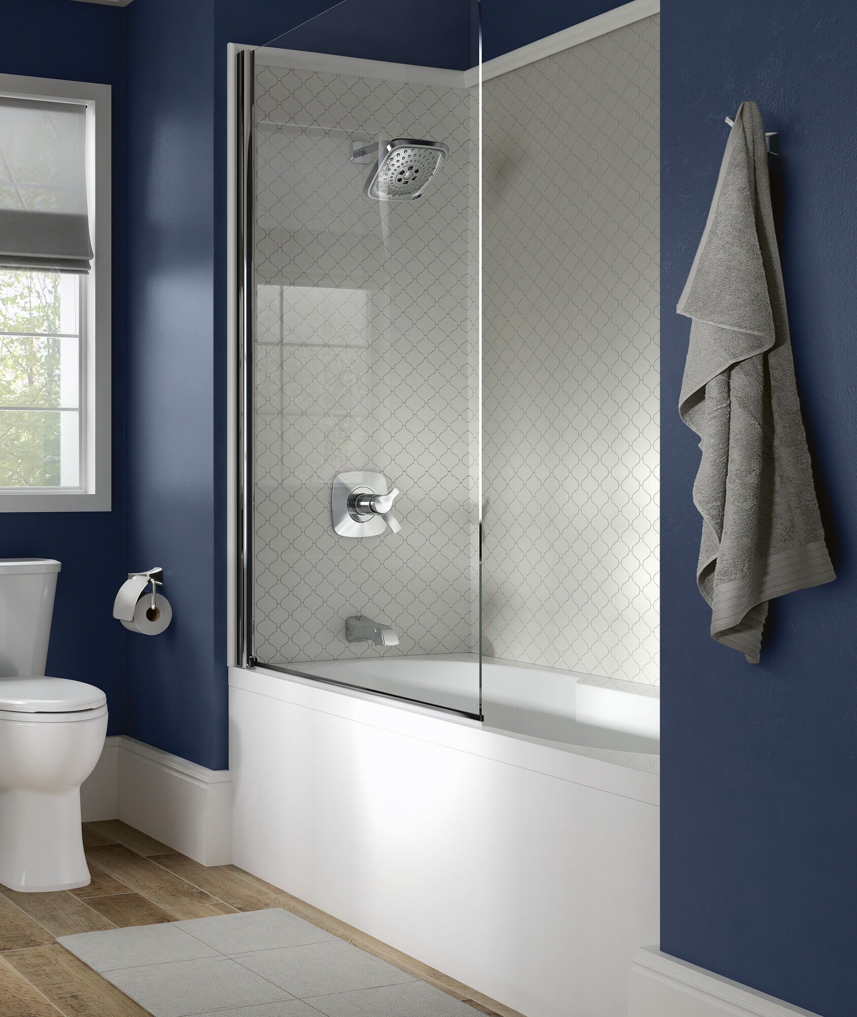 752500 Держатель салфеток со съемной крышкой Delta Faucet Tesla Хром - Вид №2