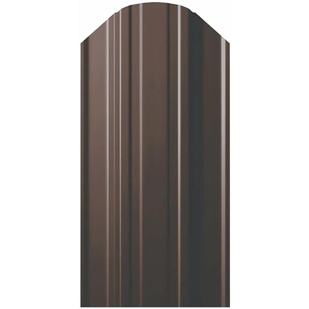 Штакетник-П 118 мм 1.8 м коричневый 84169501 STLM-2176255 Santreyd 