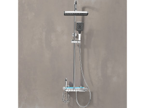 Настенная душевая колонна с душем