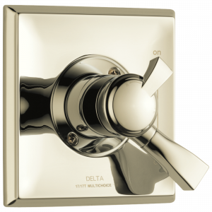 52159-PN Металлическая душевая лейка Raincan с одинарной настройкой Delta Faucet Universal Showering Полированный никель