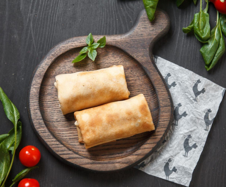 5799 Блины с куриным филе и йогуртом Вкусляндия 