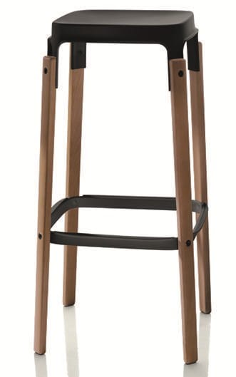 Высокий стул из стального листа и дерева Magis Steelwood ARCH-00139289 - Вид №5