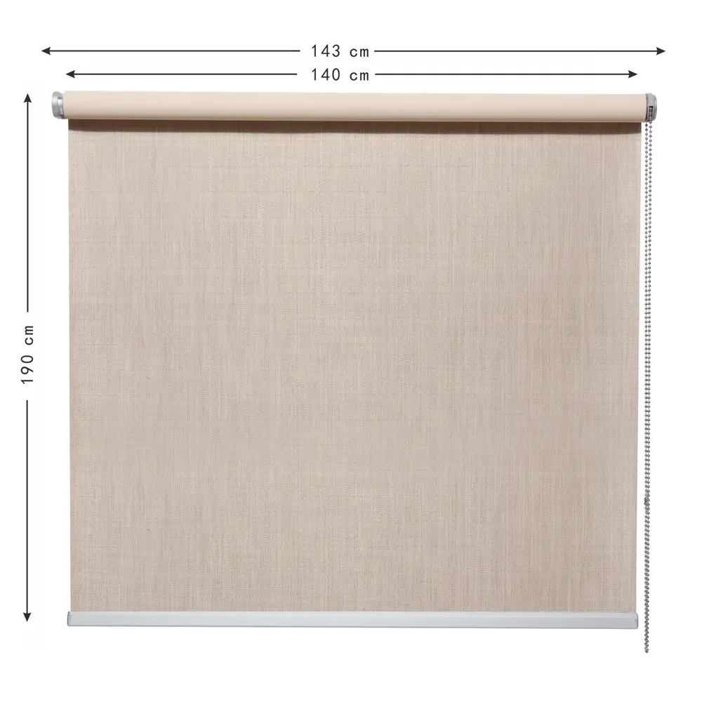 Штора рулонная блэкаут Inspire Natal 140x190 см бежевая Trench 5 82689641 STLM-2202769 - Вид №2