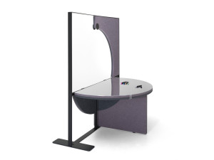 Перегородка трансформируемая в рабочее место со звукопоглощающими панелями