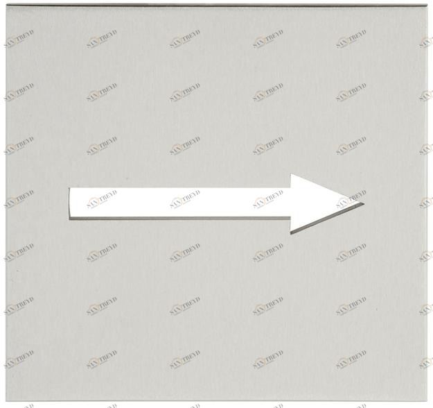 Formani Знак из нержавеющей стали Square Lsqp100g