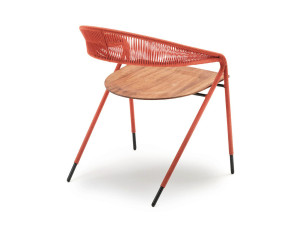 Веревочный стул с подлокотниками