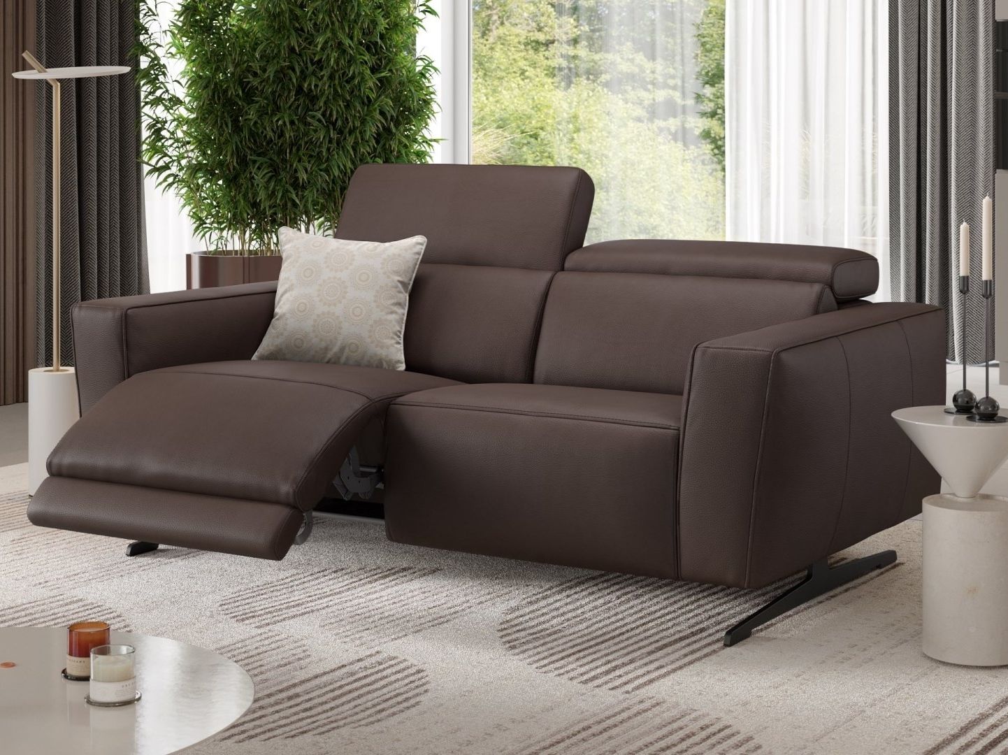 2-местный кожаный диван Sofanella Alesso ARCH-00094391 - Вид №5