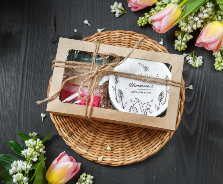 9677 Подарочный набор мыло и соль для ванны Вкусляндия  - Вид №2