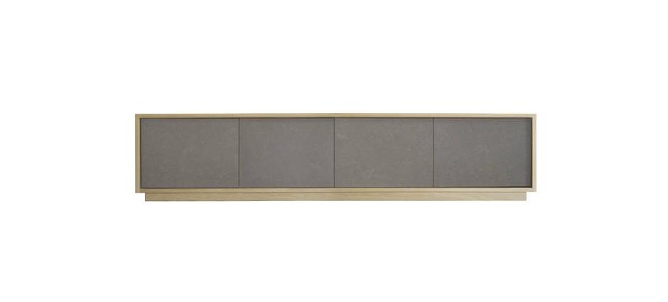 008742 Тумба под ТВ с 4 дверцами Expormim Basic - Вид №1