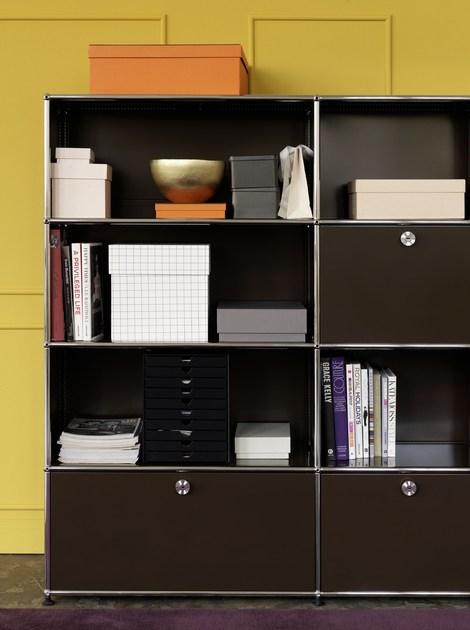 USM Модульный открытый книжный шкаф из металла Usm haller system sun-id-1347487 - Вид №10