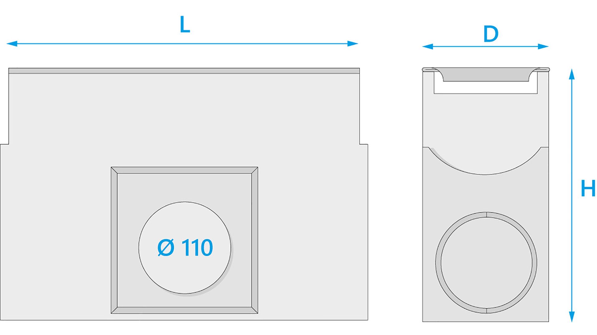 Отстойник для дренажной системы из полимерного бетона Pircher ARCH-00046203 - Вид №3