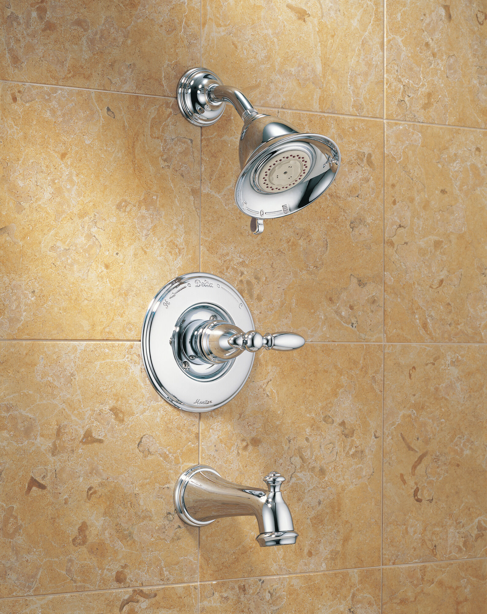 Ванна и облицовка для душа Monitor® серии 14 - Без ручки Delta Faucet VICTORIAN T14455-PTLHP - Вид №2