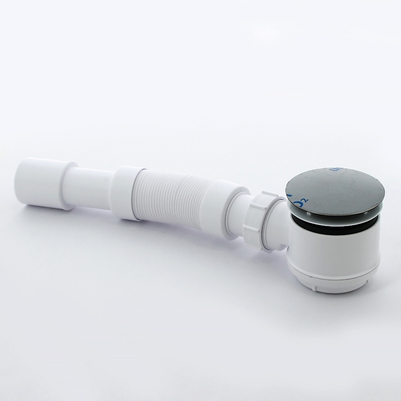 Сифон McAlpine бутылочный для поддона 50-75 мм с выпуском высота трапа 65 мм выход D=40/50 мм MRS6CSLF65 - Вид №2