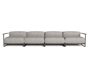 Тканевый модульный садовый диван