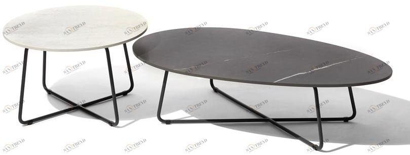 FISCHER MÖBEL Садовый журнальный столик Drop 3268as