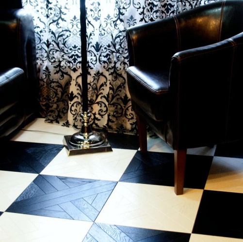 Модульный паркет Marco Ferutti Linea Linea Арктик Дуб с брашью (Текстурированная) 405х405 мм 2600600024 - Вид №2