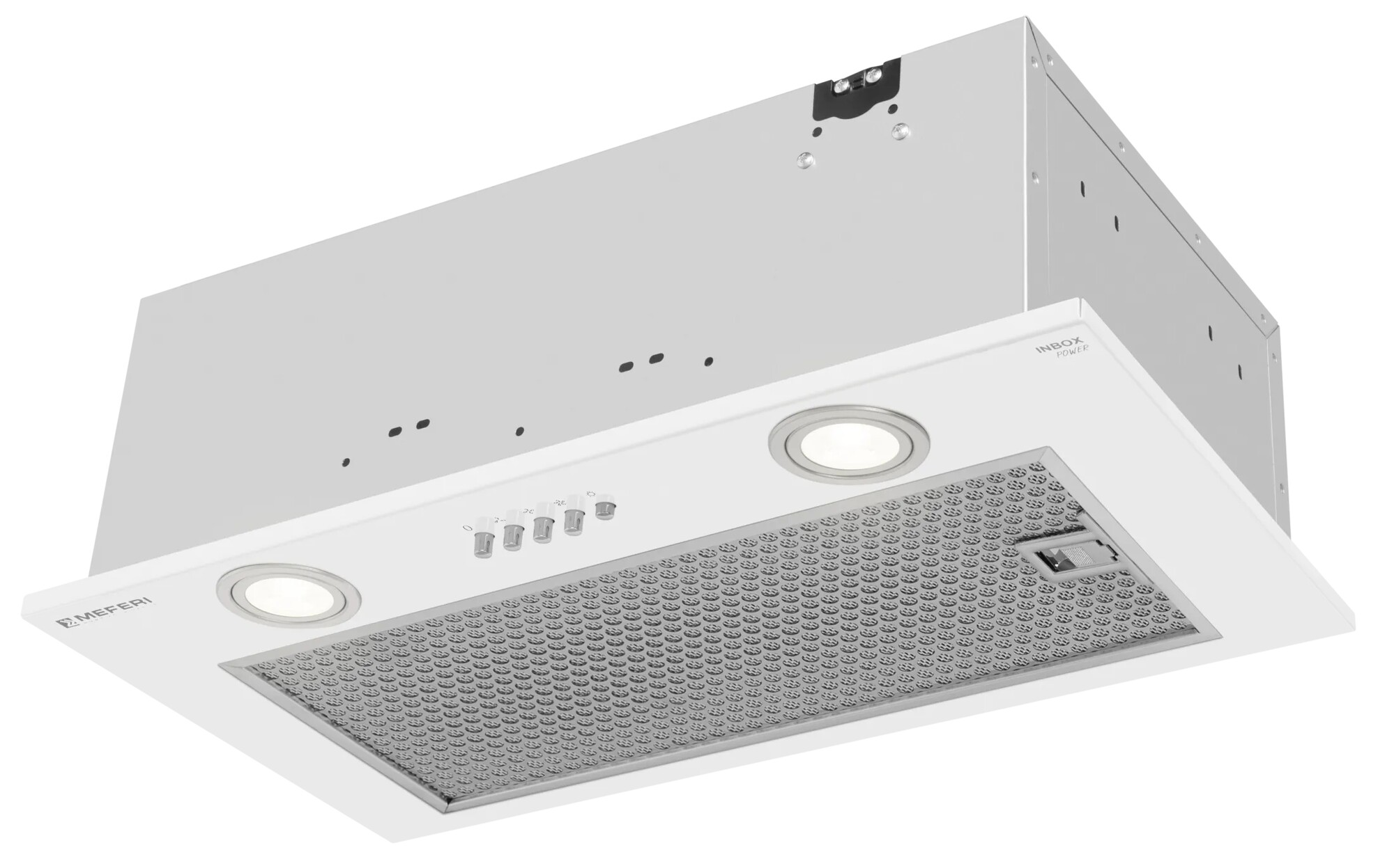 9168695 Вытяжка полновстраиваемая Meferi INBOX52WH POWER белый STDN-0150534 - Вид №3
