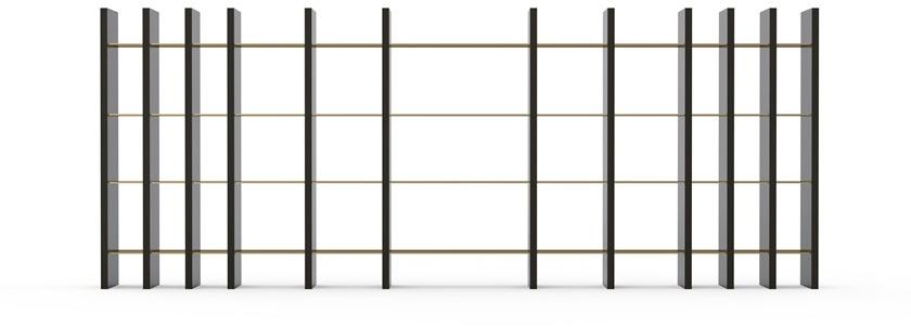 AMURA Модульный деревянный книжный шкаф Sistema parere 1 sun-id-1399829 - Вид №4