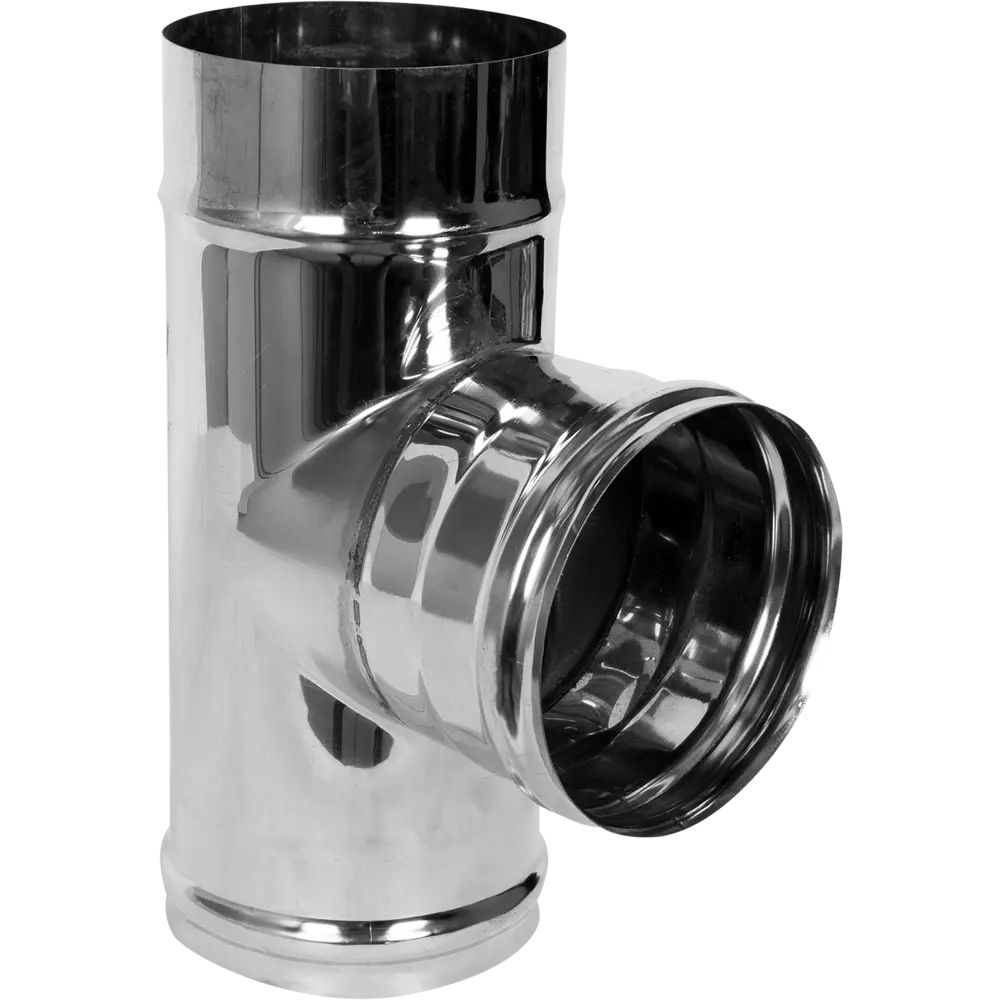 Тройник 90 градусов Ferum 135 мм 0.5 м нержавеющая сталь 17135462 STLM-2197970 