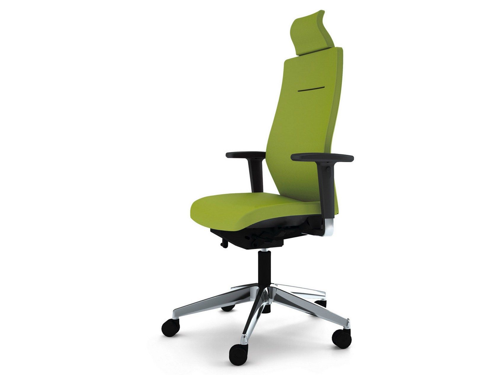 5-спицевое тканевое вращающееся офисное кресло с подголовником König Neurath JET II ARCH-00031937