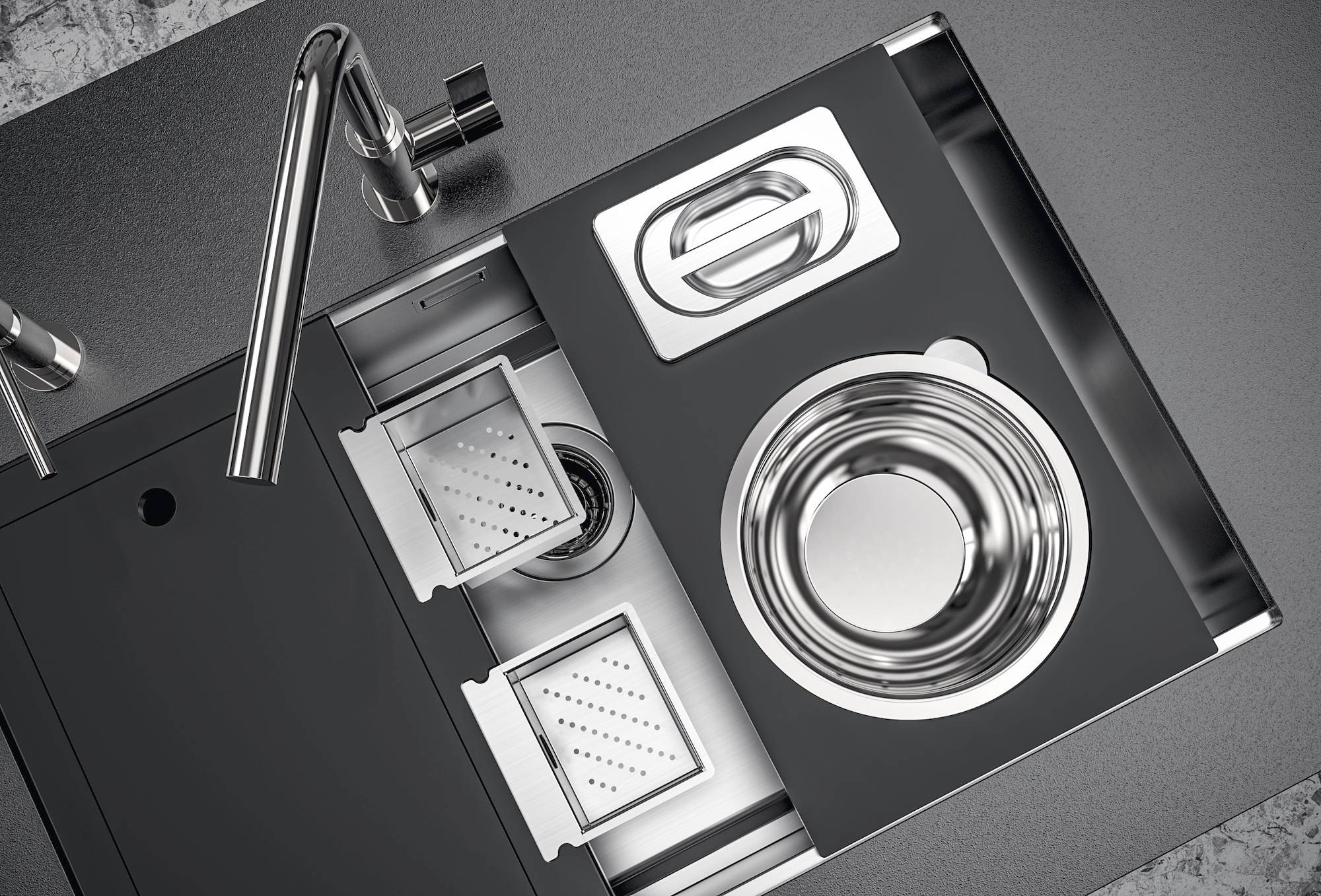 Раковина из нержавеющей стали с одной чашей Foster Quadra Evo ARCH-00151399 - Вид №8