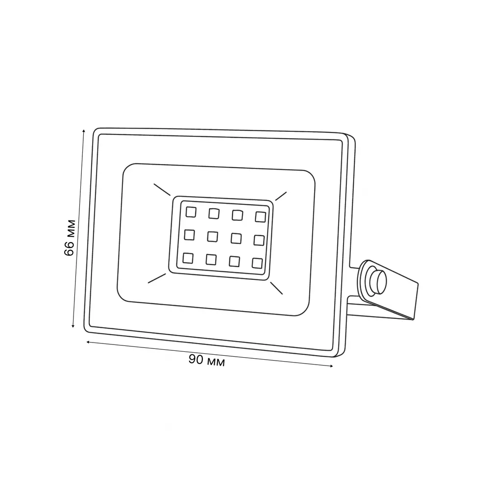 Прожектор светодиодный уличный Volpe 20 Вт IP65 зеленый свет 89444673 STLM-2202860  - Вид №7