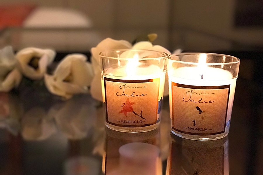 Свеча ароматическая "Магнолия" Le Jardin De Julie AMBIENTAIR  00-3880956 Белый  - Вид №2