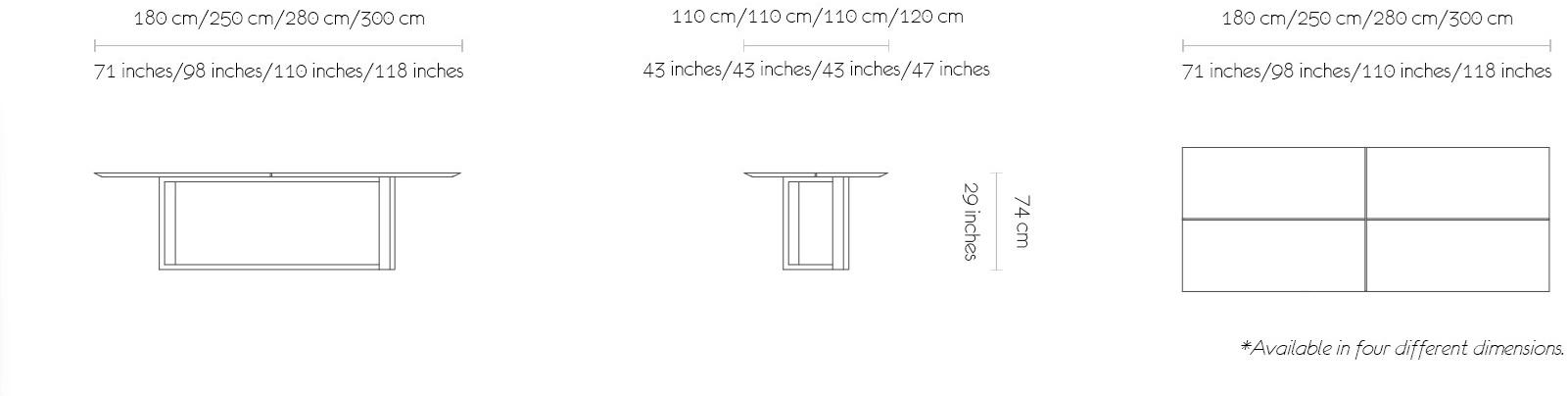 MORADA Прямоугольный обеденный стол из мрамора  Tavolata royal dt  - Вид №2