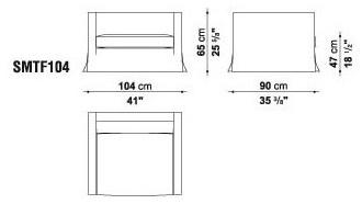 Maxalto Кресло с обивкой из ткани с подлокотниками Simpliciter sun-id-1507805 - Вид №2