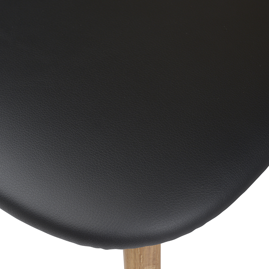 41110200 Стул барный , pero, pu-кожа, черный Unique Furniture  - Вид №14