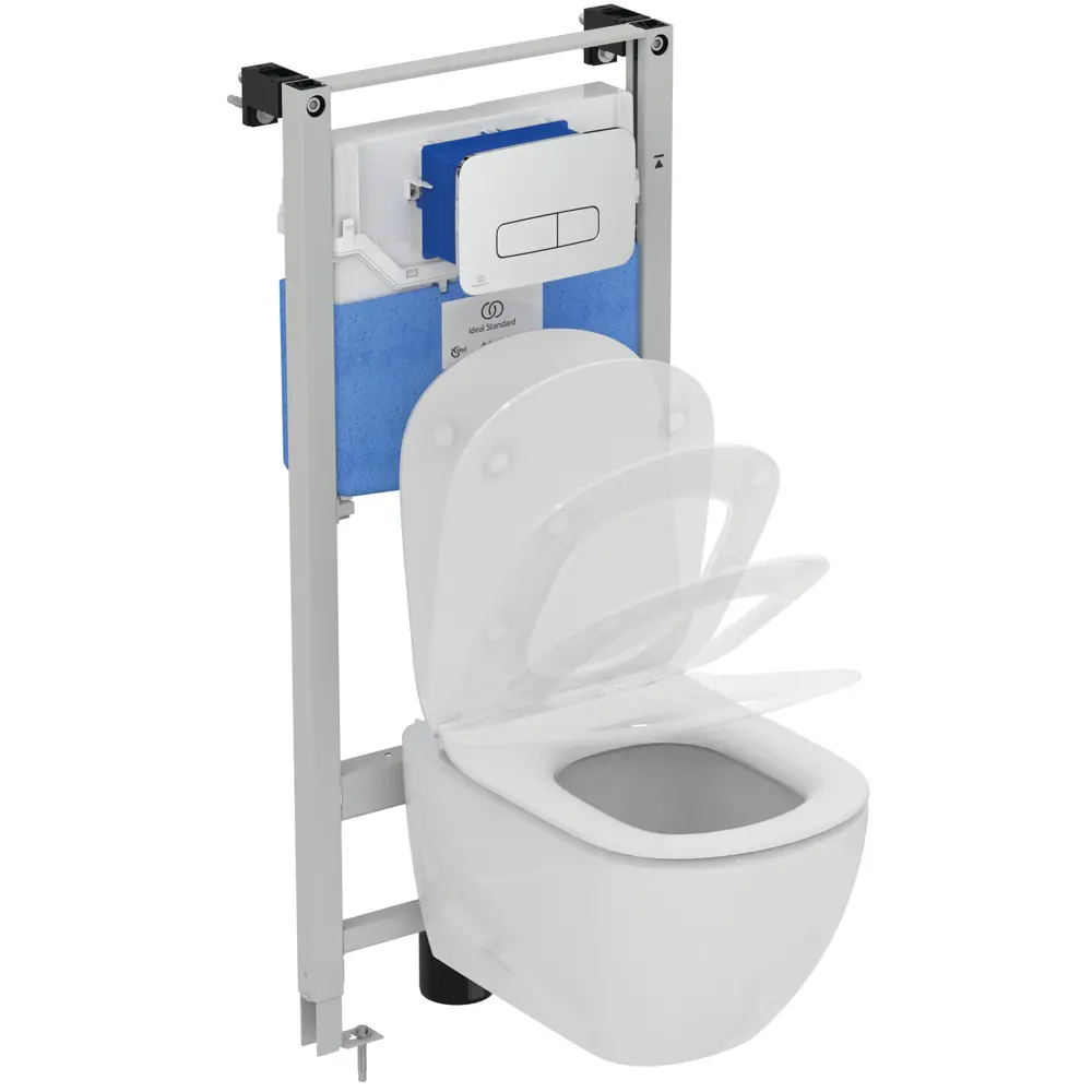 Инсталляция для подвесного унитаза Ideal Standard ProSys 120 M с кнопкой 86126371 STLM-2191448  - Вид №1