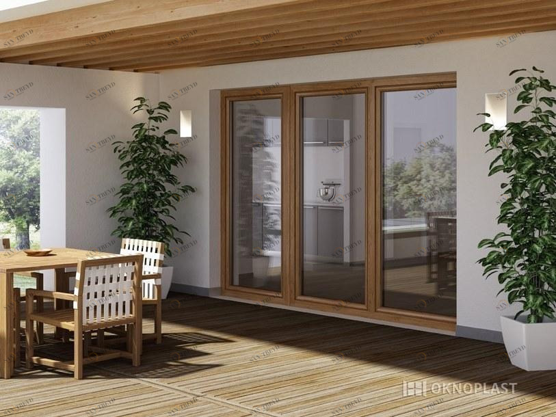 Oknoplast Окно ПВХ с тройным остеклением Winergetic sun-id-1438243