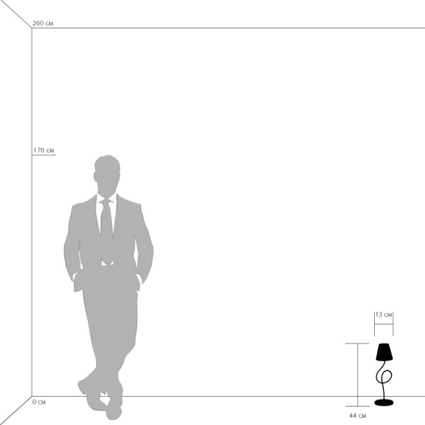 Настольная лампа Lightstar Vortico 814917 LIGHTSTAR ИНТЕРЬЕРНЫЕ 080993 Белый;черный  - Вид №1