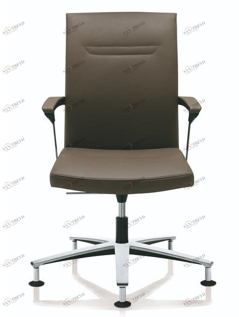 ZÜCO Кожаное кресло для конференций с подлокотниками Duca re Dr 112