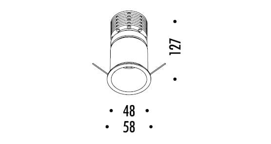 Утопленный светодиодный прожектор DAVIDE GROPPI BUCO 58 ARCH-00139184 - Вид №2