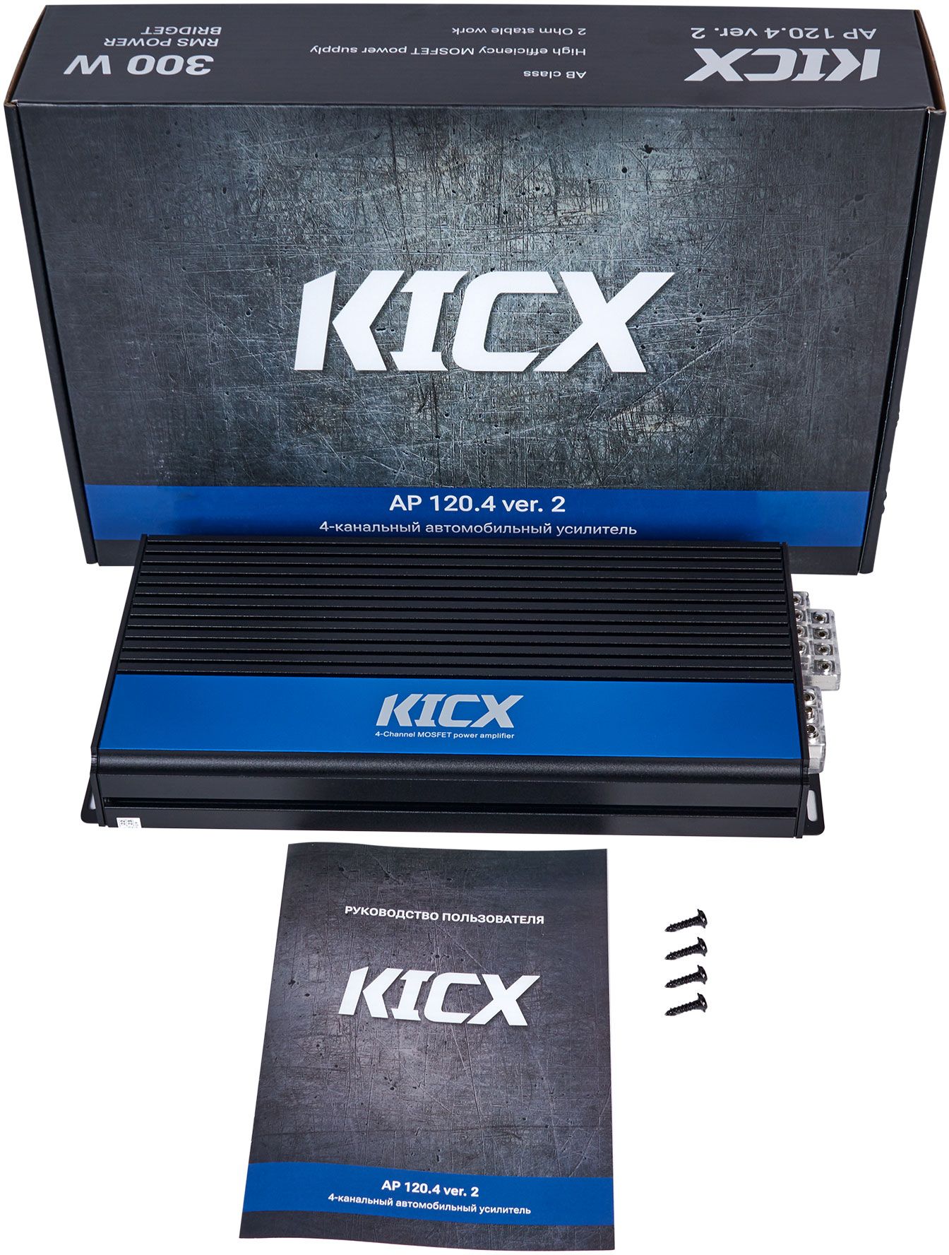 9102876 Усилитель Kicx AP 120.4 ver.2 STDN-0122936 - Вид №6