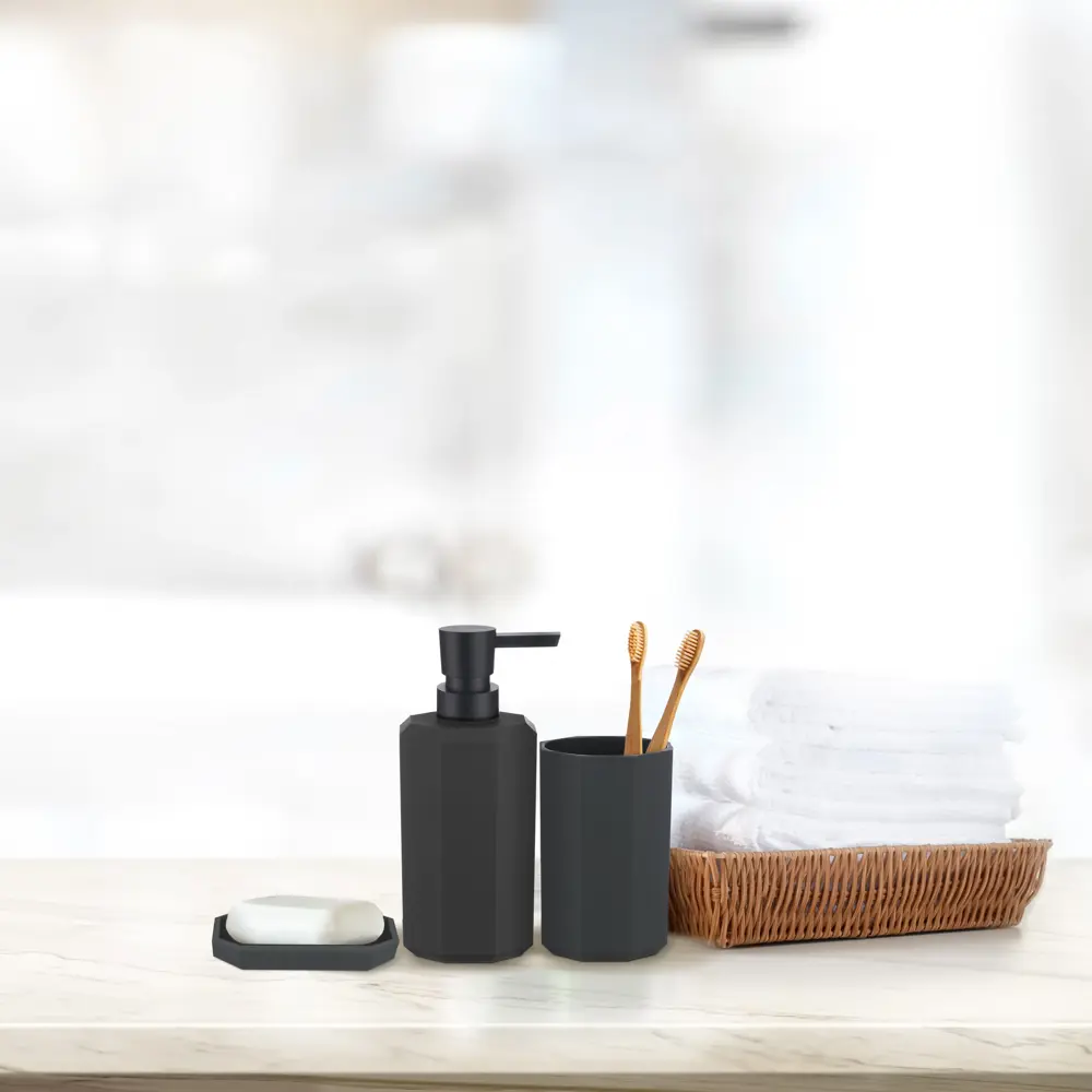 Стакан для зубных щеток Swensa Grid — стильный органайзер для ванной 89350263 STLM-0985191 - Вид №1