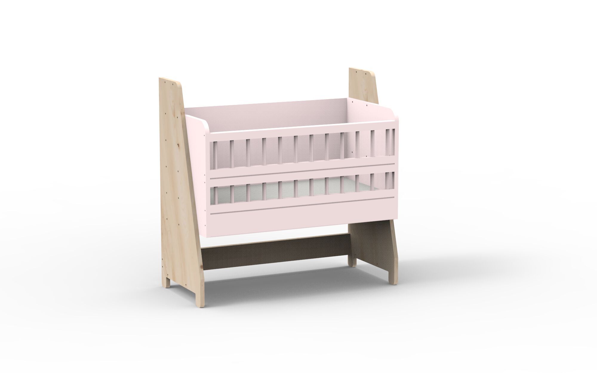 Лакированная деревянная кровать для сна Mathy by Bols ASYMETRY ARCH-00052185 - Вид №55