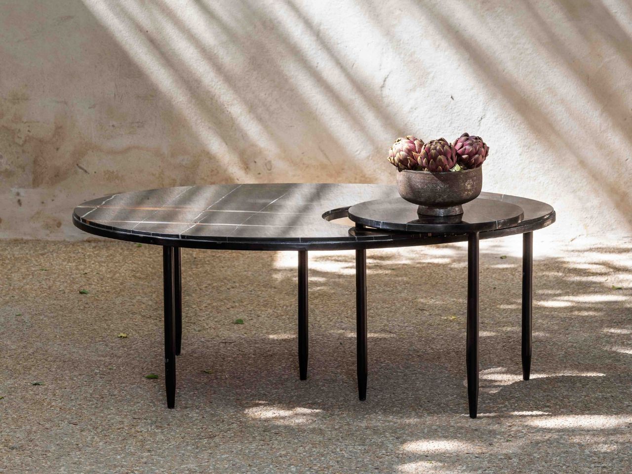 Овальный мраморный журнальный столик LO Contemporary GOL ARCH-00142697