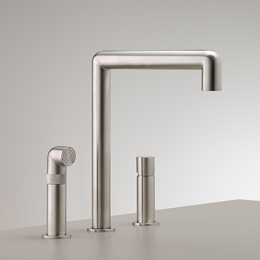 три отверстия смеситель с поворотным носиком H. 280 мм и съемный ручной душ с автоматическим undertop девиатора  CAR08 CEADESIGN  - Вид №1