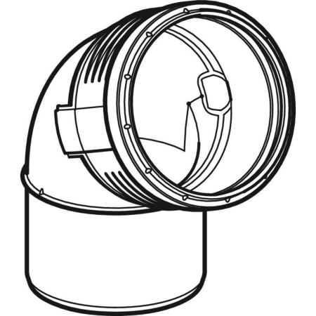 390.124.14.1 Отвод Geberit Silent-PP Geberit  - Вид №9