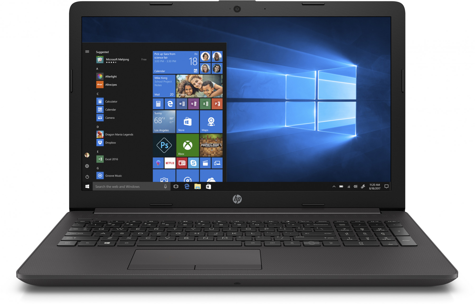 6BP87ES#ACB 255 g7 15.6"(1920x1080)/amd ryzen 3 2200u(2.5ghz)/8192mb/256ssdgb/nodvd/int:amd vega/41whr/war 1y/1.78kg/dark ash silver/w10pro HP Santreyd 