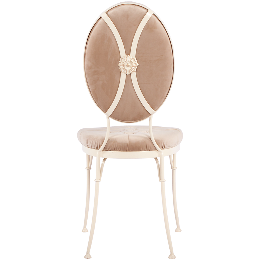 19015 Стул кованый Аделаида Айвори Того Карамель BOGACHO 4627138235126 - Вид №5