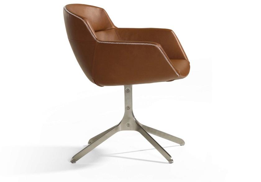 Artifort 4-спицевое кожаное кресло Mood sun-id-1485854 - Вид №1